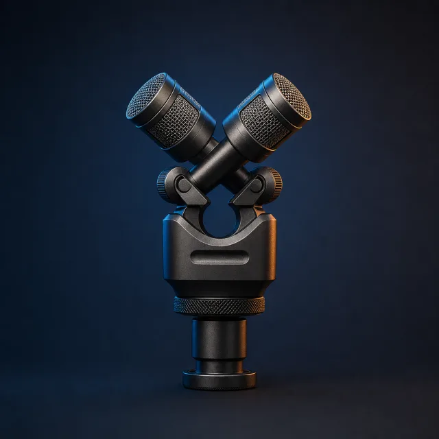 Stereo field microphone