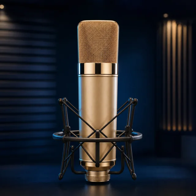 Premium studio condenser microphone